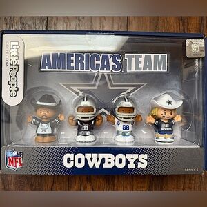 NFL Dallas Cowboys Fisher Price Little People 4 pack collectable